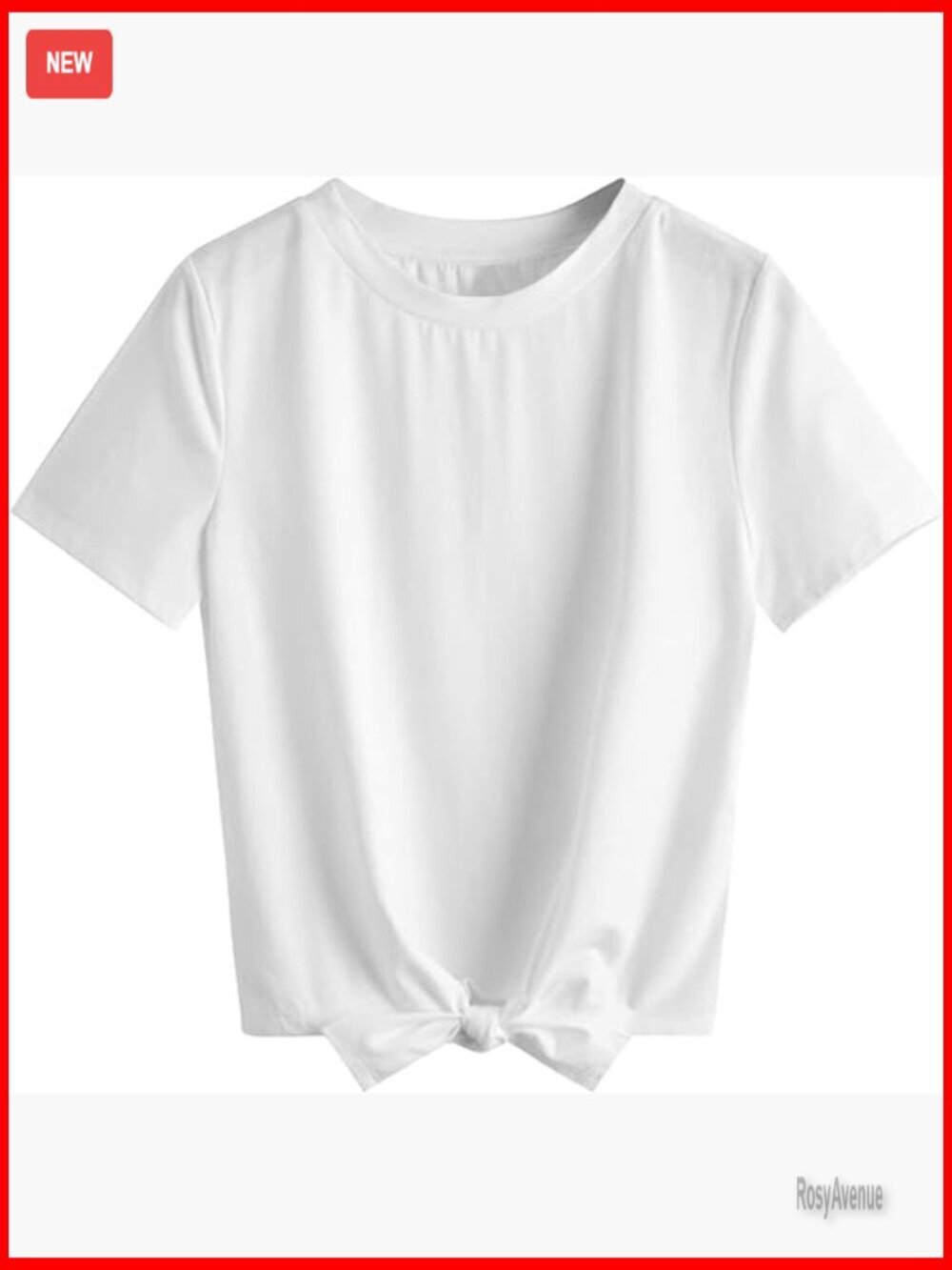 Short Sleeve Tie Dye Tie Hem Crop T-Shirt Top Blouse